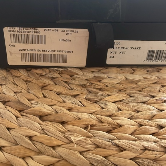 Very Sexy Vintage Rachel Zoe Python Print Stiletto Platform Heels in Rose Hue 🤩 - Picture 6 of 15